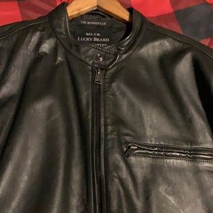 Lucky Brand Bonneville leather jacket XL